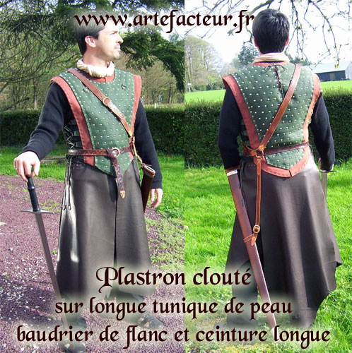 plastron veste baudrier